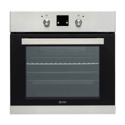 Ηλεκτρικός φούρνος VOX EBB2121IXXL 65L 2,6kW με μηχανικό θερμοστάτη και λειτουργία απόψυξης