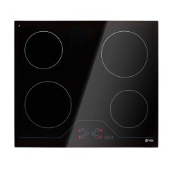 Εστία με 4 μάτια VOX EBC 400 DB 6.5kW με ψηφιακό έλεγχο και δείκτη θέρμανσης επιφάνειας