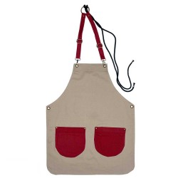 Ποδιά barista χειροποίητη ολόσωμη από κερόπανο 75x60 Ελληνικής κατασκευής