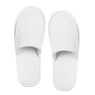 Παντόφλες πικέ επισκέπτη λευκές με σόλα 4mm Antisleep σε κιβώτιο 100 τεμαχίων