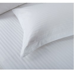 Μαξιλαροθήκη με ρίγα διαστάσεων 50x70cm 160TC με σύνθεση 50% βαμβάκι-50% πολυέστερ Ελληνικής κατασκευής