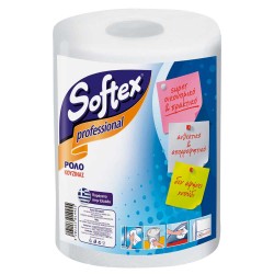 Επαγγελματικό χαρτί κουζίνας ανθεκτικό και απορροφητικό χωρίς να αφήνει χνούδια 600gr SOFTEX