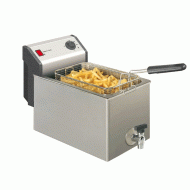 Φριτέζα Profi χωρητικότητας λαδιού 8lt με βρύση αποστράγγισης και ζώνη ψύξης στο εσωτερικό