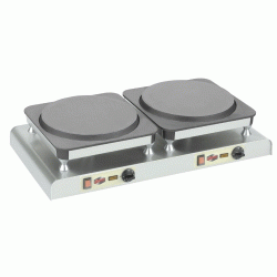 Κρεπιέρα επαγγελματική ηλεκτρική 6kW με δύο πλάκες Ø375mm με θερμοστάτη έως 250 βαθμούς κελσίου Κρεπιέρα επαγγελματική ηλεκτρική 6kW με δύο πλάκες Ø375mm με θερμοστάτη έως 250 βαθμούς κελσίου