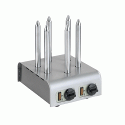 Θερμαντικό 1kW για ψωμάκια Hot Dog με 2 θερμοστάτες διαστάσεων 29x32,5x36cm