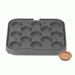 Πλάκα αλουμινίου με αντικολλητική επίστρωση για ταρτάκια μικρά Τ13 με 13 θέσεις διαμέτρου 76mm  Πλάκα αλουμινίου με αντικολλητική επίστρωση για ταρτάκια μικρά Τ13 με 13 θέσεις διαμέτρου 76mm