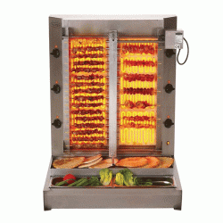 Σουβλάκι/καλαμάκι Grill χωρητικότητας 31 σουβλάκια με 6 αντιστάσεις και αποσπώμενο λιποσυλλέκτη