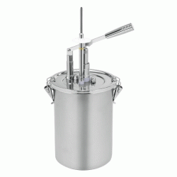 Δοσομετρητής-γεμιστικό 4,5lit με οριζόντια βελόνα KD0190 ανοξείδωτος κατάλληλος και για παχύρευστα υλικά