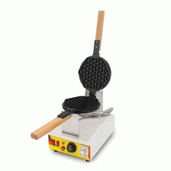 Συσκευή με περιστρεφόμενες πλάκες για βάφλα σε σχήμα κηρήθρα 1kW με μηχανικό χρονόμετρο  Συσκευή με περιστρεφόμενες πλάκες για βάφλα σε σχήμα κηρήθρα 1kW με μηχανικό χρονόμετρο