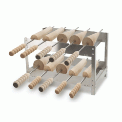 Βάση Chimney Cake – Kurtos Kalacs – γλυκό καμινάδα με 10 θέσεις για σούβλες και 2 επίπεδα Βάση Chimney Cake – Kurtos Kalacs – γλυκό καμινάδα με 10 θέσεις για σούβλες και 2 επίπεδα