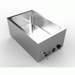 Μπαιν μαρί 1,2kW BBM-A χωρίς λεκανάκια  με θερμοστάτη 85°C  και διακόπτη on/0ff Μπαιν μαρί 1,2kW BBM-A χωρίς λεκανάκια  με θερμοστάτη 85°C  και διακόπτη on/0ff