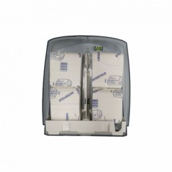 Θήκη χαρτιού υγείας διπλή Z FOLD με διαστάσεις 34.5x30.6x11.2cm σε χρώμα Stone