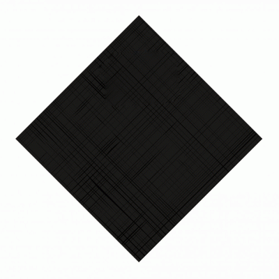 Χαρτοπετσέτα liness διάστασης 38Χ38cm σε μαύρο χρώμα σε συσκευασία των 1200 τμχ