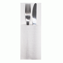 Χαρτοπετσέτες πολυτελείας slim δίφυλλες 33Χ33cm σε χρώμα λευκό συσκευασία 1200 τμχ