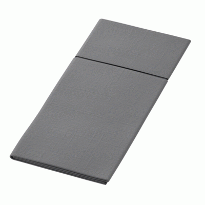 Χαρτοπετσέτες φάκελος slim airlaid διάστασης 33Χ33cm χρώμα γκρί σε συσκευασία των 800 τμχ