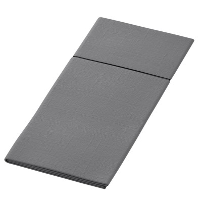 Χαρτοπετσέτα airlaid σχήμα φάκελος για μαχαιροπίρουνα διάσταση 40Χ33cm σε χρώμα μαύρο σε κιβώτιο των 600 τμχ