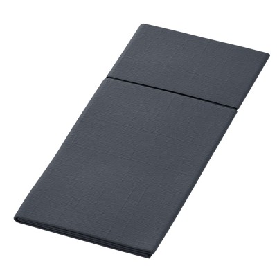 Χαρτοπετσέτες airlaid σχήμα φάκελος για μαχαιροπίρουνα διάσταση 40Χ33cm χρώμα μαύρο σε κιβώτιο των 600 τμχ