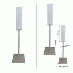 Βάση Δαπέδου Για Συσκευές Αντισηπτικού Μεταλλική