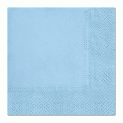 Χαρτοπετσέτες οικιακές διάσταση 28Χ28cm μαλακές χρώματος σιελ σε κιβώτιο 2800τμχ