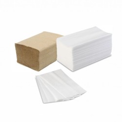 Χαρτοπετσέτα συσκευής Inerfold σε 20 πακέτα των 4000τμχ σε χρώμα λευκό