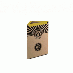 Κάδος χάρτινος "EASYFOOD" τρίγωνος Υ:85 Π:30 Β:60cm 65Lt Κίτρινος