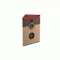 Κάδος χάρτινος "EASYFOOD" τρίγωνος Υ:85 Π:30 Β:60cm 65Lt χρώμα κόκκινο