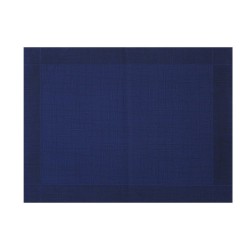 Σουπλά Airlaid διάστασης 30x40cm χρώματος μπλε με γραμμές μαύρες σε κιβώτιο 400 τμχ