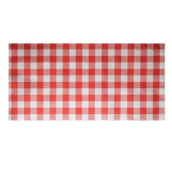 Τραπεζομάντηλα BETA 1Χ1m χρώμα κόκκινο καρώ σε πακέτο των 150 τεμαχίων
