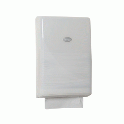 Θήκη Χειροπετσέτας Z-fold Slim Pearl χειροκίνητη σε χρώμα λευκό