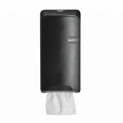 Θήκη χαρτιού υγείας φύλλο φύλλο διαστάσεων 27.8 x14.0 x12.9cm σε μαύρο χρώμα