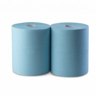 Χειροπετσέτα ρολό μπλε δίφυλλο 900gr συσκευασία των 6 τεμαχίων