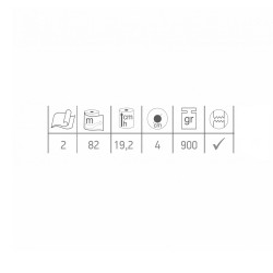 Χειροπετσέτα αντιμικροβιακή autocut δίφυλλη 650gr συσκευασία 6 τεμαχίων