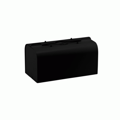  Θήκη Χειροπετσέτας Επιτραπέζια Maxi V-Fold σε χρώμα μαύρο