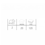 Χειροπετσέτα αντιμικροβιακή V-Fold συσκευασία 120 τεμαχίων Χειροπετσέτα αντιμικροβιακή V-Fold συσκευασία 120 τεμαχίων