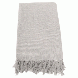 Ριχτάρι σχέδιο Ajay 60% chenille pol. – 40% cotton σε γκρι χρώμα διαστάσεων 180x250cm