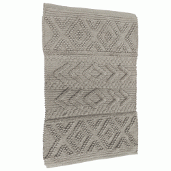 Πατάκι μπάνιου σχέδιο Victor 60% pol.-40% chenille σε χρώμα μπεζ