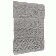 Πατάκι μπάνιου σχέδιο Victor 60% pol.-40% chenille σε χρώμα γκρι Πατάκι μπάνιου σχέδιο Victor 60% pol.-40% chenille σε χρώμα γκρι