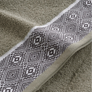 Πετσέτα σώματος ζακάρ Esteban khaki έξτρα απορροφητική 100% cotton 450gsm διαστάσεων 70x140cm