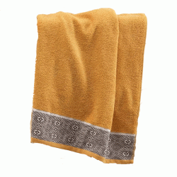 Πετσέτα ζακάρ Esteban ochre έξτρα απορροφητική 100% cotton 450gsm διαστάσεων 50x90cm 