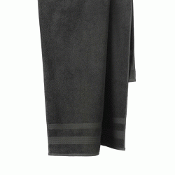 Πετσέτα μονόχρωμη σχέδιο Excellence 600gr/m² υδρόφιλη διαστάσεων 50x90cm 100% cotton σε σκούρο γκρι χρώμα