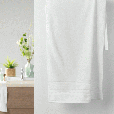 Πετσέτα μονόχρωμη σώματος Excellence 600gr/m² υδρόφιλη έξτρα απορροφητική 100% cotton σε χρώμα λευκό διαστάσεων 70x140cm