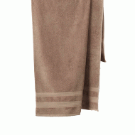 Πετσέτα μονόχρωμη προσώπου Excellence 600gr/m² υδρόφιλη έξτρα απορροφητική 100% cotton σε taupe χρώμα διαστάσεων 50x90cm