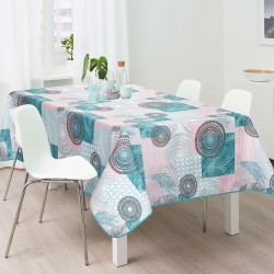 Τραπεζομάντηλο αλέκιαστο Σχ. Beely pink 100%pol διάσταση 150x150cm