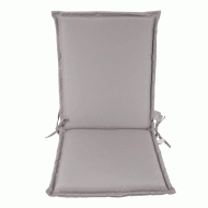 Μαξιλάρια πολυθρόνας Lida διαστάσεων 90x40x4cm 100% πολ. σε χρώμα Grey Μαξιλάρια πολυθρόνας Lida διαστάσεων 90x40x4cm 100% πολ. σε χρώμα Grey