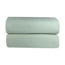 Κουβέρτα πικέ μονή Waffle διαστάσεων 165x245cm χρώμα Oil