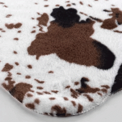 Πατάκι συνθετικής γούνας Σχ. Reglisse western 60x90cm 100% pol.