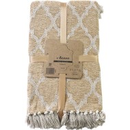 Ριχτάρι Azzuro 60% chenille pol. – 40% cotton σε μπεζ χρώμα διαστάσεων 180x300cm