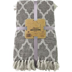 Ριχτάρι Azzuro 60% chenille pol. – 40% cotton σε γκρι χρώμα διαστάσεων 180x250cm