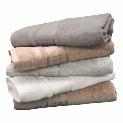 Πετσέτα Bamboo υδρόφυλλη έξτρα απορροφητική 50%bamboo-50% cotton 550gsm διαστάσεων 50x90cm χρώματος γκρι