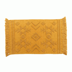 Πατάκι διακοσμητικό Σχ. Cilaos σε απόχρωση honey 60x90cm 100% βαμβάκι Πατάκι διακοσμητικό Σχ. Cilaos σε απόχρωση honey 60x90cm 100% βαμβάκι